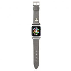   Karl Lagerfeld óraszíj ezüst KLAWLOKHG Apple Watch 42mm / 44mm / 45mm / 49mm