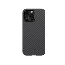   Pitaka MagEZ Case 3 Black / Grey Twill 1500D Apple iPhone 14 Pro Max készülékhez - MagSafe rögzítéssel