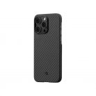 Pitaka MagEZ Case 3 Black / Grey Twill 1500D Apple iPhone 14 Pro Max készülékhez - MagSafe rögzítéssel