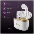 NGS Artica Trophy TWS Bluetooth Headset Érintésvezérlővel, ANC, Fehér