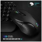 NGS GMX-125 Ergonomikus vezetékes Gamer egér 7200Dpi LED világítással, fekete