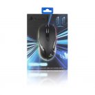 NGS GMX-125 Ergonomikus vezetékes Gamer egér 7200Dpi LED világítással, fekete