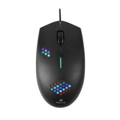   NGS GMX-120 vezetékes gamer egér 1400Dpi 7 színű LED világítással, fekete