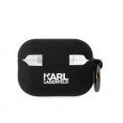 Karl Lagerfeld tok fekete KLAP2RUNIKK Airpods Pro 2 készülékhez