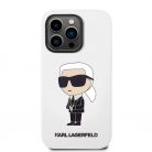 Karl Lagerfeld tok fehét KLHCP14XSNIKBCH Apple Iphone 14 Pro Max készülékhez