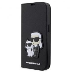   Karl Lagerfeld tok fekete Apple Iphone 13 Pro készülékhez KLBKP13LSANKCPK