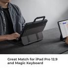 Pitaka Case FlipBook FBCI2001 Black Apple iPad Pro 12,9" (2022) készülékhez