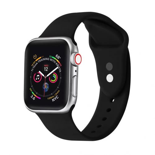 XPRO™ Apple Watch szilikon sport szíj Fekete 42mm / 44mm / 45mm / 49mm