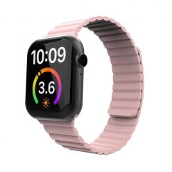   XPRO™ Apple Watch mágneses szilikon szíj pink 38mm / 40mm / 41mm