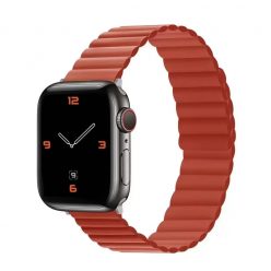   XPRO™ Apple Watch mágneses szilikon szíj piros 42mm / 44mm / 45mm / 49mm