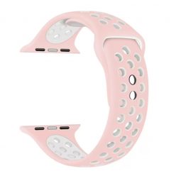   XPRO™ Apple Watch lélegző sport szíj Pink / Fehér 38mm / 40mm / 41mm