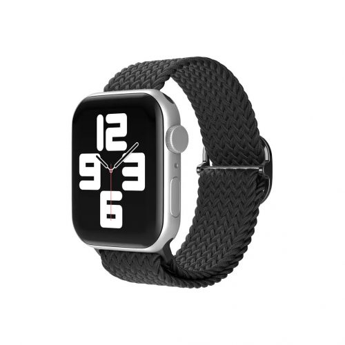 XPRO™ Apple Watch szőtt szövet körpánt Fekete 38mm/40mm/41mm