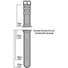 XPRO™ Apple Watch szőtt műanyag szíj Szürke 42mm/44mm/45mm/49mm 