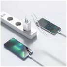 Tech-Protect PD65W / QC3.0 Hálózati Töltő adapter 1*USB-A, 2*USB-C fehér 934517