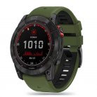 Tech-Protect Iconbrand Pro óraszíj zöld / fekete Garmin Fenix 5 / 6 / 6 Pro / 7 készülékhez 931945