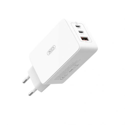 XO Hálózat Töltő CE13 PD 1xUSB 2xUSB-C 65W Fehér