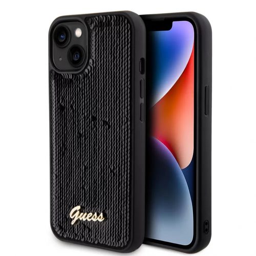 Guess tok Fekete Apple Iphone 13 készülékhez GUHCP13MPSFDGSK