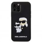 Karl Lagerfeld tok fekete KLHCP12M3DRKCNK Apple Iphone 12 / 12 Pro készülékhez