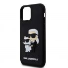 Karl Lagerfeld tok fekete KLHCP12M3DRKCNK Apple Iphone 12 / 12 Pro készülékhez