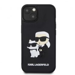   Karl Lagerfeld tok fekete KLHCP15S3DRKCNK Apple Iphone 15 készülékhez