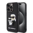 Karl Lagerfeld tok fekete KLHCP15L3DRKCNK Apple Iphone 15 Pro készülékhez