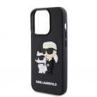 Karl Lagerfeld tok fekete KLHCP15L3DRKCNK Apple Iphone 15 Pro készülékhez