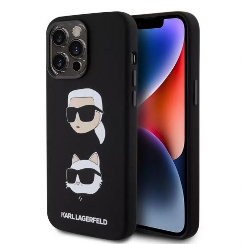 Karl Lagerfeld tok fekete KLHCP15XSDHKCNK Apple Iphone 15 Pro Max készülékhez