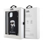 Karl Lagerfeld tok + crossbody strap fekete KLHCP15SSCBSKNK Apple Iphone 15 készülékhez