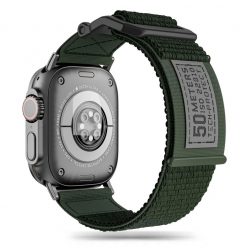   Tech-Protect SCOUT óraszíj Green, Apple Watch 4 / 5 / 6 / 7 / 8 / 9 / SE / ULTRA 1 / 2 (42 / 44 / 45 / 49 mm) készülékhez