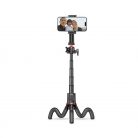 Tech-Protect L07S Vezeték nélküli Selfie bot Tripod flexibilis lábakkal Fekete