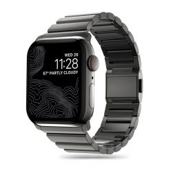   Tech-Protect STEELBAND rozsdamentes acél óraszíj Fekete, Apple Watch 42mm / 44mm / 45mm / 49mm készülékhez