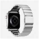 Tech-Protect STEELBAND rozsdamentes acél óraszíj Ezüst, Apple Watch 42mm / 44mm / 45mm / 49mm készülékhez