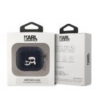 Karl Lagerfeld tok fekete KLA3PGKCPK Apple Airpods 3 készülékhez