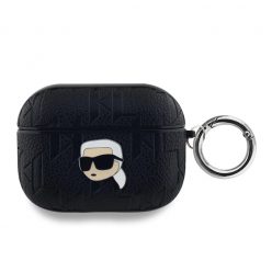   Karl Lagerfeld tok fekete KLAPPGKIPK Apple Airpods Pro készülékhez