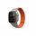 XPRO™ Apple Watch mágneses szilikon szíj Szürke/Narancssárga 42mm / 44mm / 45mm / 49mm