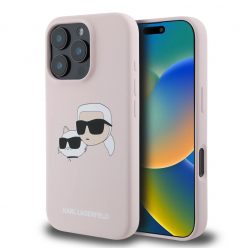   Karl Lagerfeld tok pink KLHMP16XSKCHPPLP Apple Iphone 16 Pro Max készülékhez