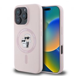   Karl Lagerfeld tok pink KLHMP16XSCMKCRHP Apple Iphone 16 Pro Max készülékhez