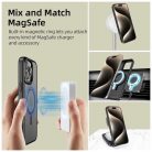  Tech-Protect MAGEDGE MAGSAFE Fekete / Metál tok Apple iPhone 16 Pro készülékhez