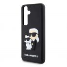 Karl Lagerfeld tok fekete KLHCS24S3DRKCNK Samsung S24 készülékhez