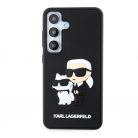 Karl Lagerfeld tok fekete KLHCS24S3DRKCNK Samsung S24 készülékhez